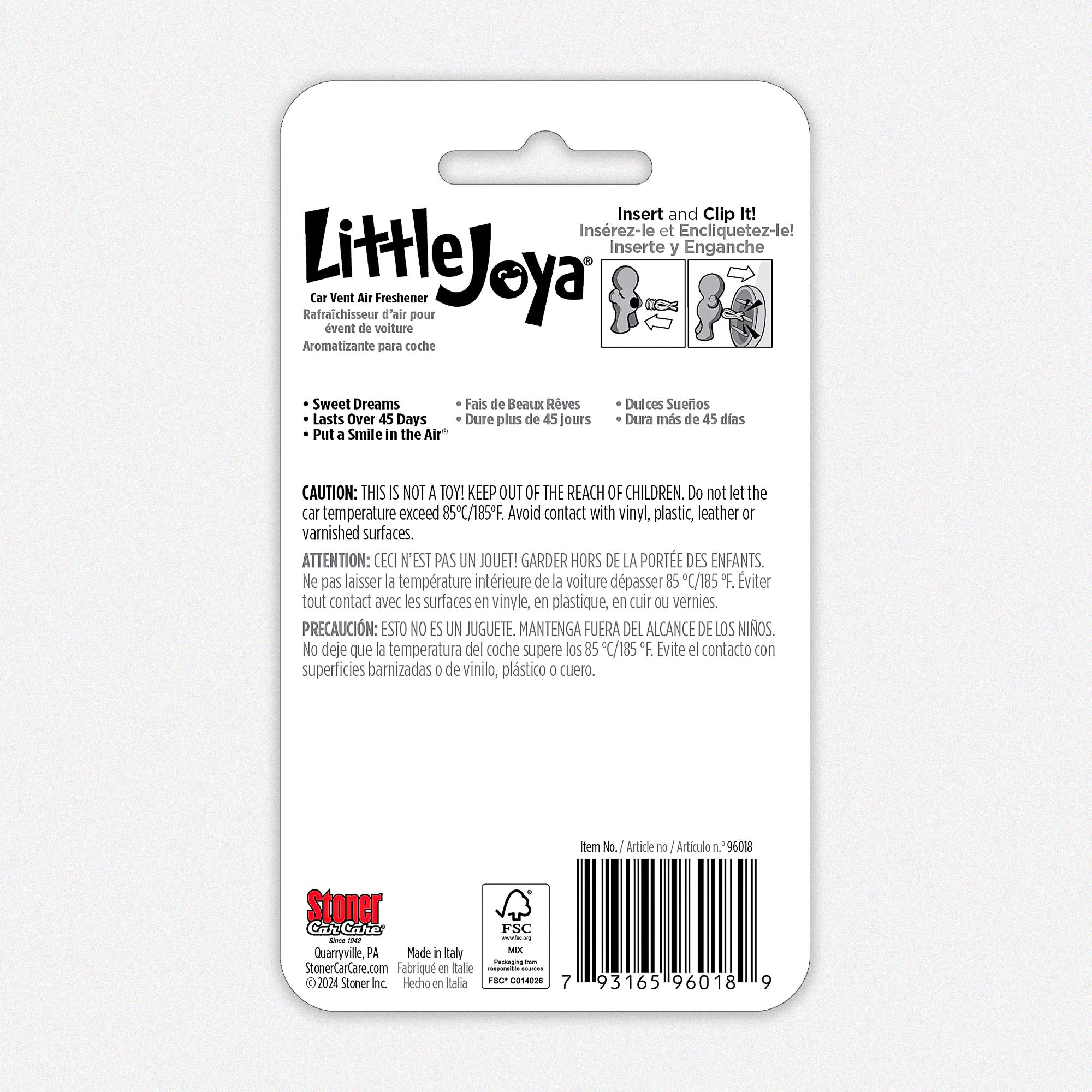 Little Joya Car Air Freshener (Sweet Dreams)