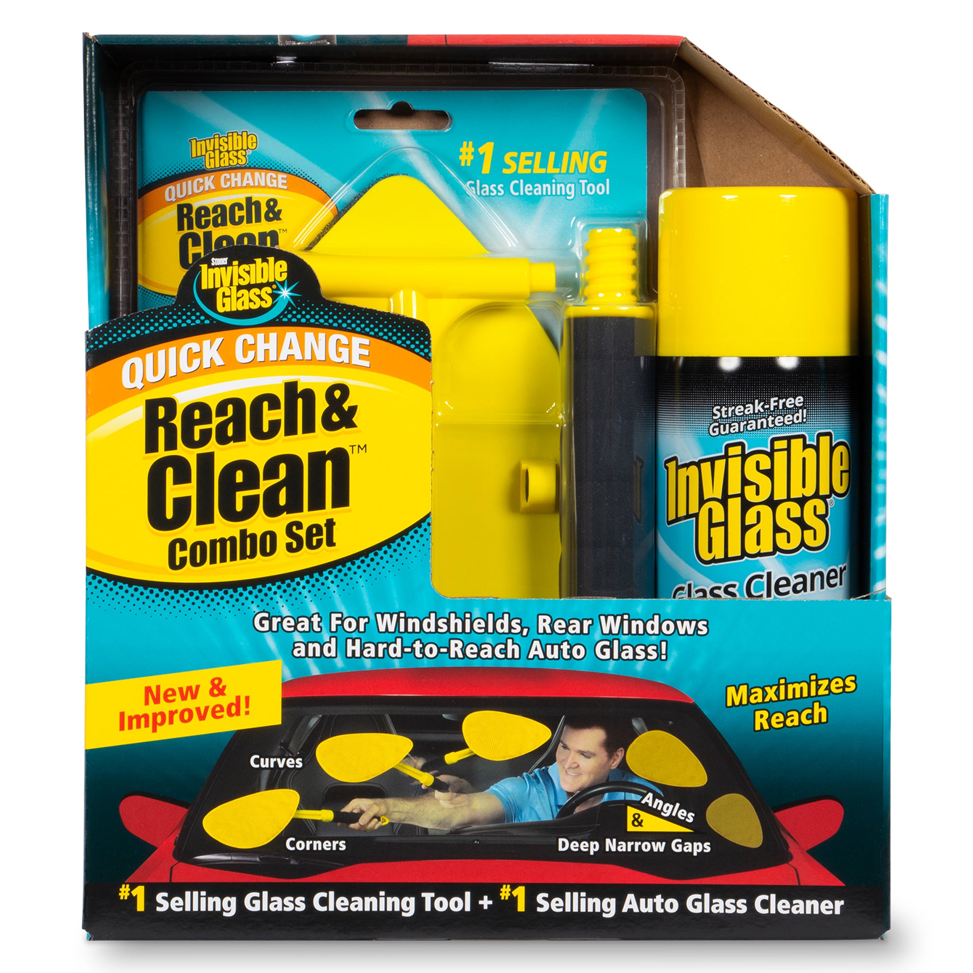 Invisible Glass Reach & Clean Combo Kit (Aerosol)