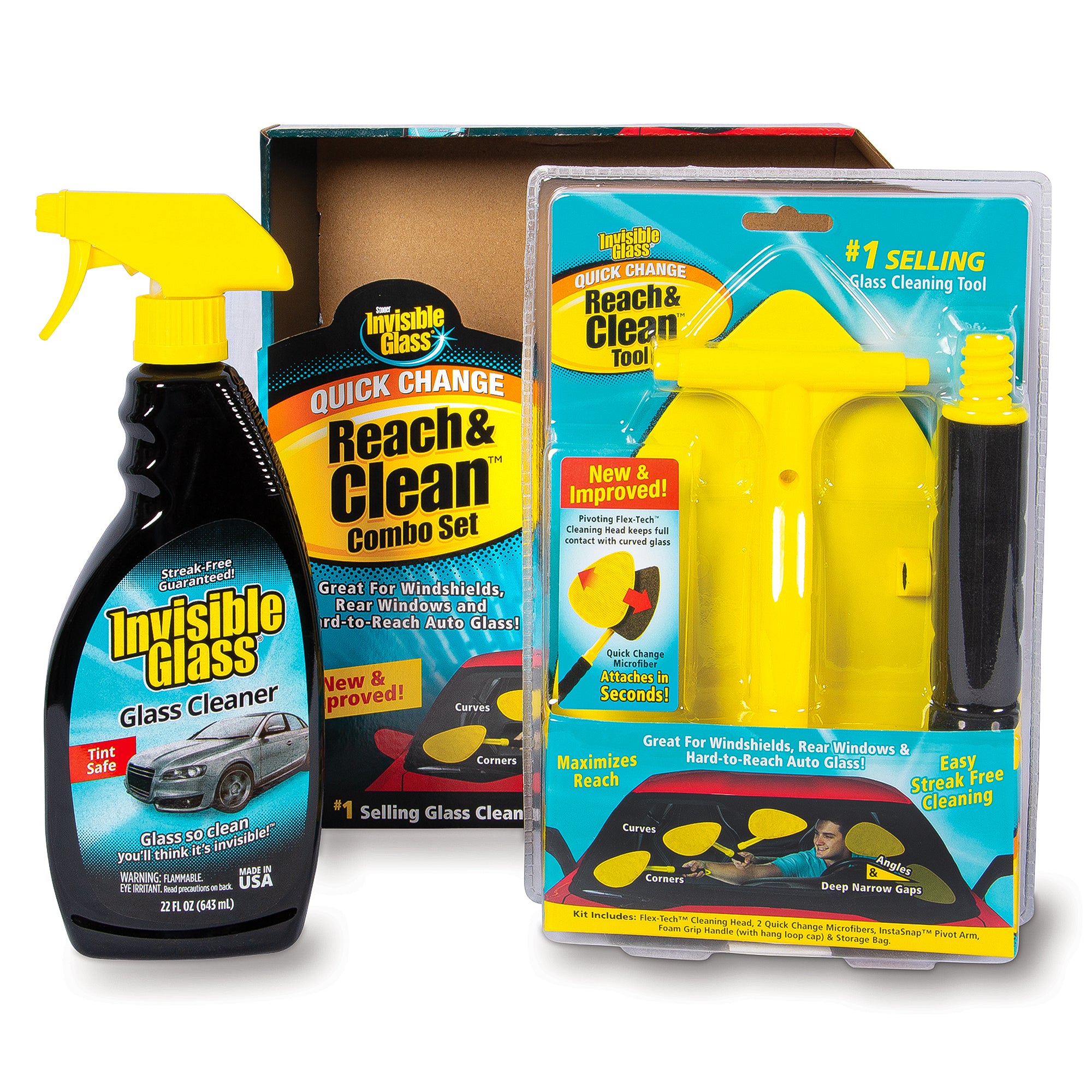 Invisible Glass Reach & Clean Combo Kit (Spray)