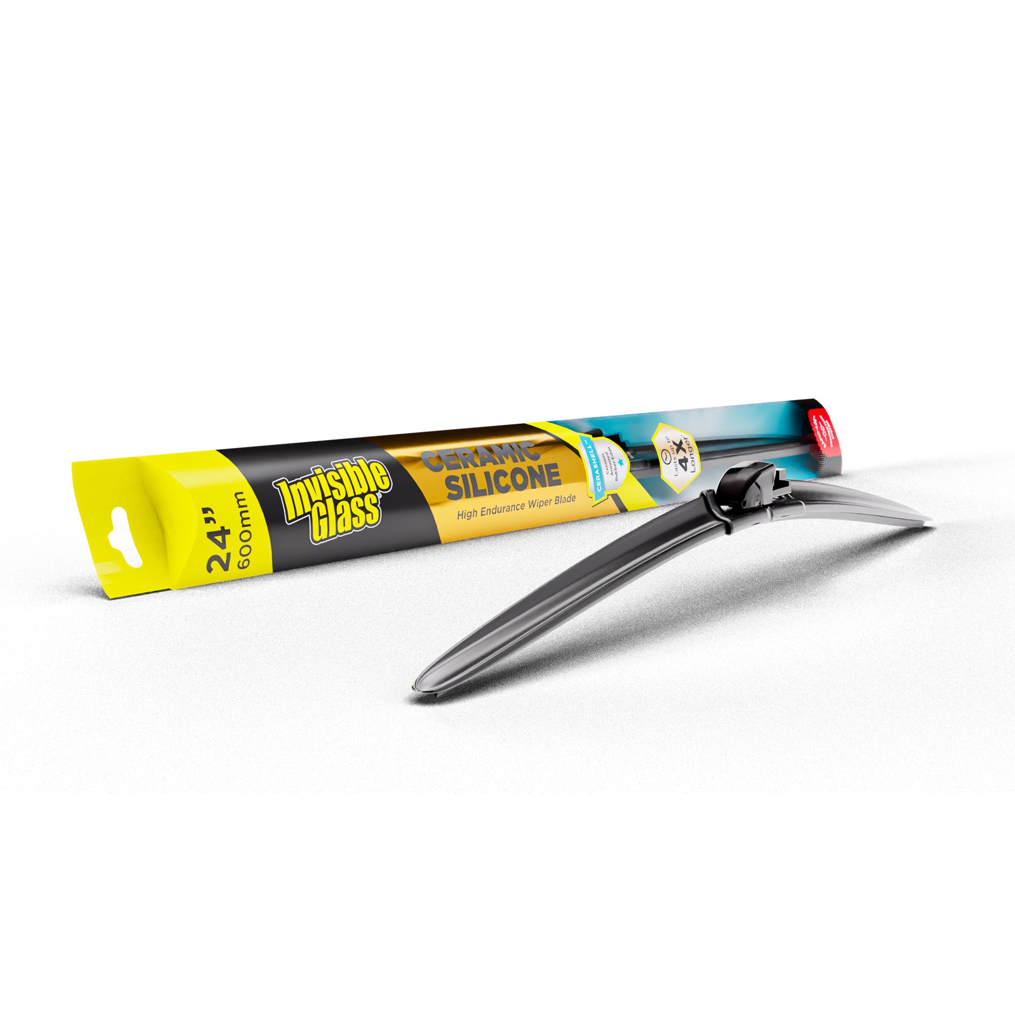 Invisible Glass Ceramic Silicone High Endurance Wiper Blade 24"